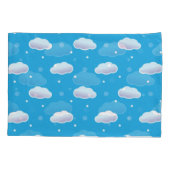 Wolken Kissenbezug (Rückseite-Links)