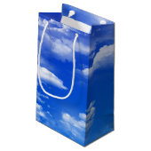 Wolken Kleine Geschenktüte (Rückseite Schrägansicht)