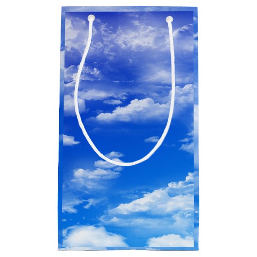 Wolken Kleine Geschenktüte (Vorderseite)