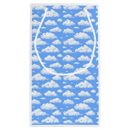 Wolken Kleine Geschenktüte (Rückseite)