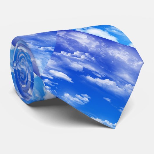 Wolken Krawatte (Gerollt)