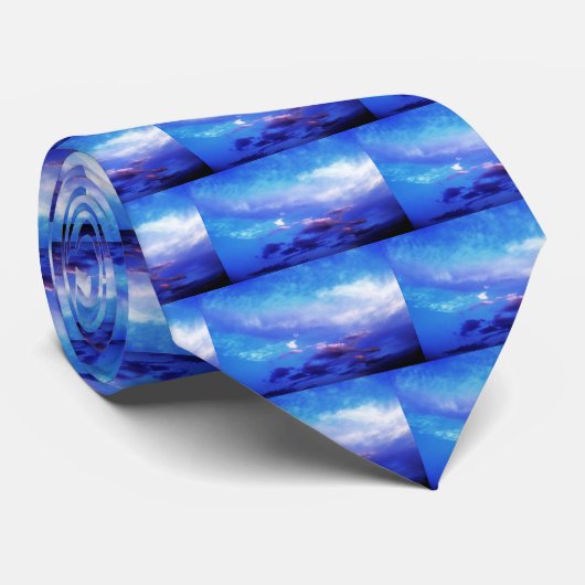 Wolken Krawatte (Gerollt)