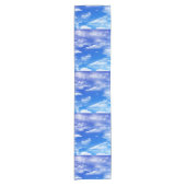 Wolken Kurzer Tischläufer (Vorderseite)