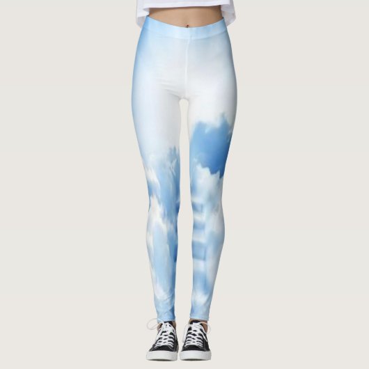 Wolken-Leggings Leggings (Vorderseite)