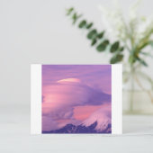 Wolken Lenticular Over Mount Drum Alaska Postkarte (Stehend Vorderseite)