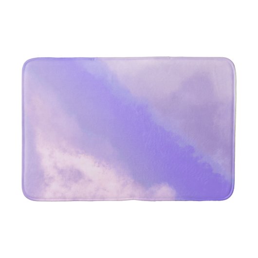 Wolken - Lila/Lilac-Badematte Badematte (Vorderseite)