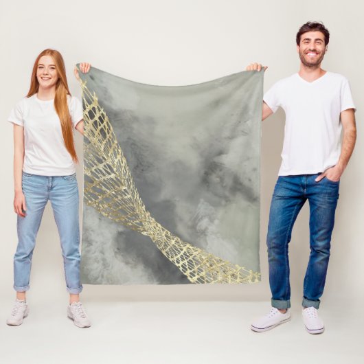 Wolken-Matrix Fleecedecke (Beispiel)