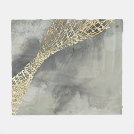 Wolken-Matrix Fleecedecke (Vorderseite (Horizontal))