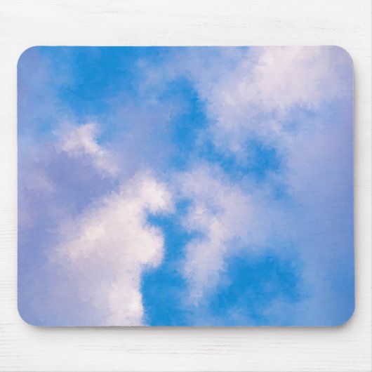 Wolken-Mauspad Mousepad (Vorne)