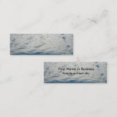 Wolken-MiniLesezeichen-Geschäfts-Karte Mini Visitenkarte (Vorne/Hinten)