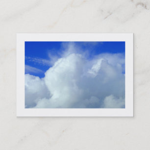 Wolken (mit Rand) Visitenkarte