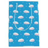 Wolken Mittlere Geschenktüte (Vorderseite)
