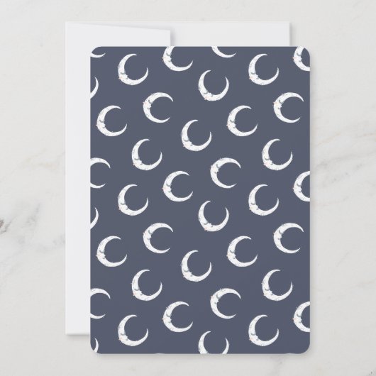 Wolken, Mond und Geburtstagsfeier (Rückseite)