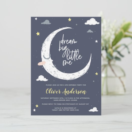 Wolken, Mond und Geburtstagsfeier (Stehend Vorderseite)