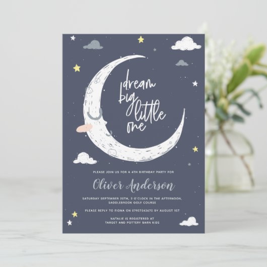 Wolken, Mond und Geburtstagsfeier (Stehend Vorderseite)