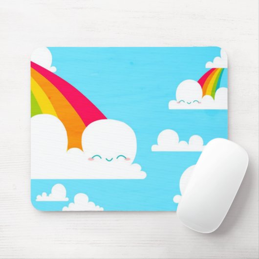 Wolken Mousepad (Mit Mouse)