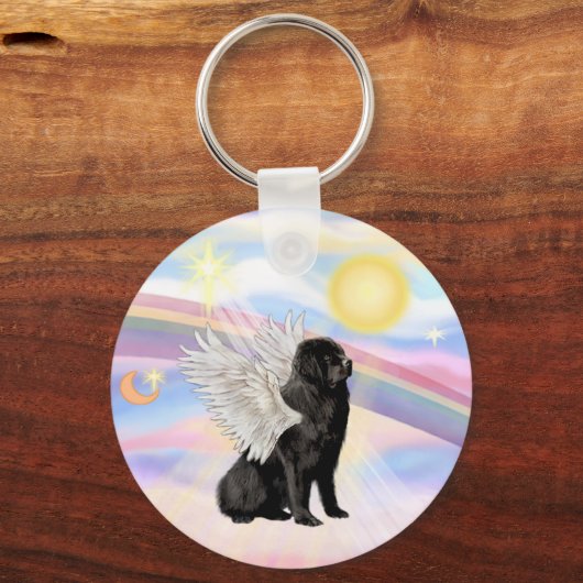 Wolken - Neufundland (#1) Engel Schlüsselanhänger (Vorderseite)