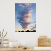 Wolken New Jersey Sunset Poster (Küche)