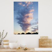 Wolken New Jersey Sunset Poster (Küche)