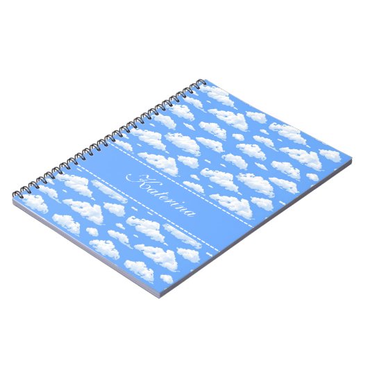 Wolken Notizblock (Linke Seite)