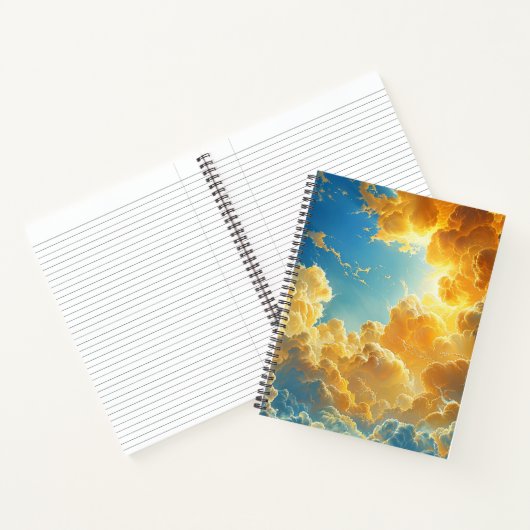 Wolken Notizblock (Innenseite)