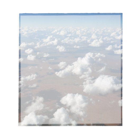 Wolken Notizen Notizblock (Vorderseite)
