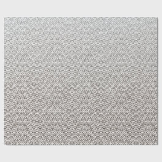 Wolken | Ombre Snowfall Geschenkpapier (Flach)