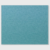 Wolken | Ombre Tide Pool Geschenkpapier (Flach)