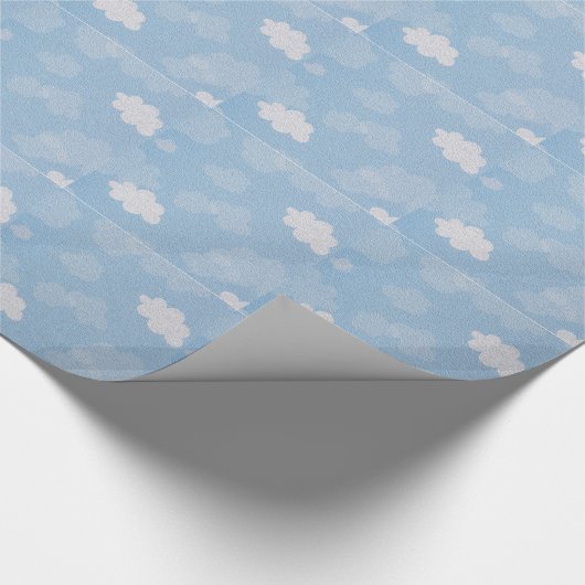 Wolken-Packpapier Geschenkpapier (Ecke)