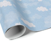 Wolken-Packpapier Geschenkpapier (Rolleneckpunkt)