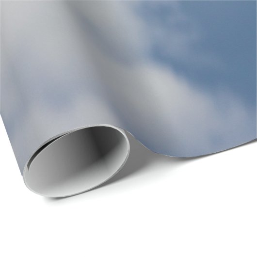 Wolken-Packpapier Geschenkpapier (Rolleneckpunkt)