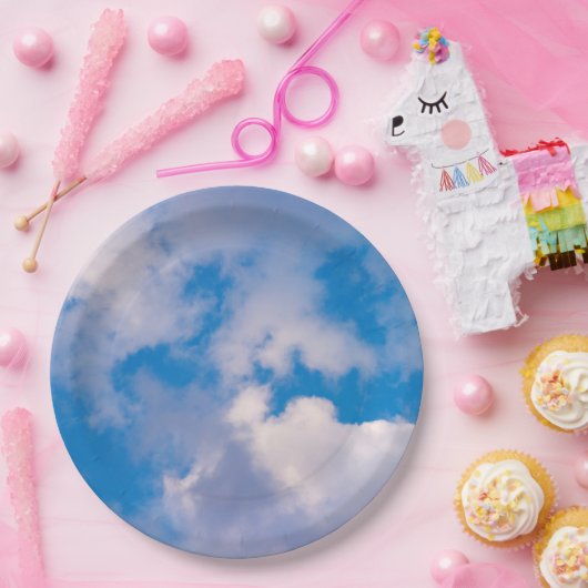Wolken-Pappteller Pappteller (Party)
