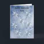 Wolken Personalisiert Son Birthday Karte<br><div class="desc">Grußkartenwolke mit Sternen bei Geburtstagskarte. Passen Sie diese Geburtstagskarte mit jedem beliebigen Text an und lassen Sie sie dann ausdrucken und an Sie senden oder laden Sie sie sofort auf Ihr Mobiltelefon herunter. Wenn Sie Hilfe bei der Anpassung benötigen, kontaktieren Sie uns über den Link auf dieser Seite. Cloud-Design personalisiert...</div>