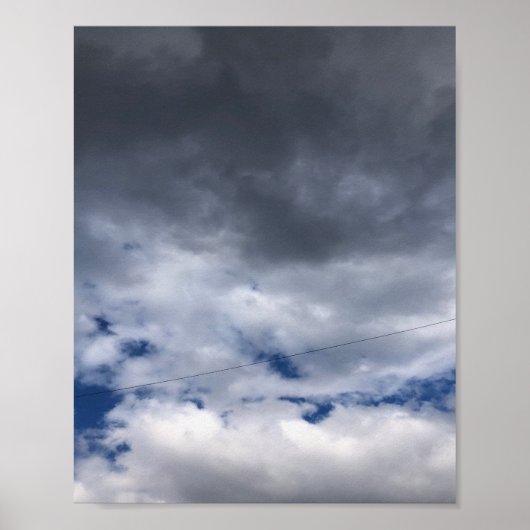 Wolken-Plakate Poster (Vorne)
