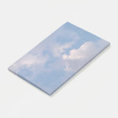 Wolken Post-it Klebezettel (angewinkelt)
