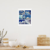 Wolken Poster (Küche)
