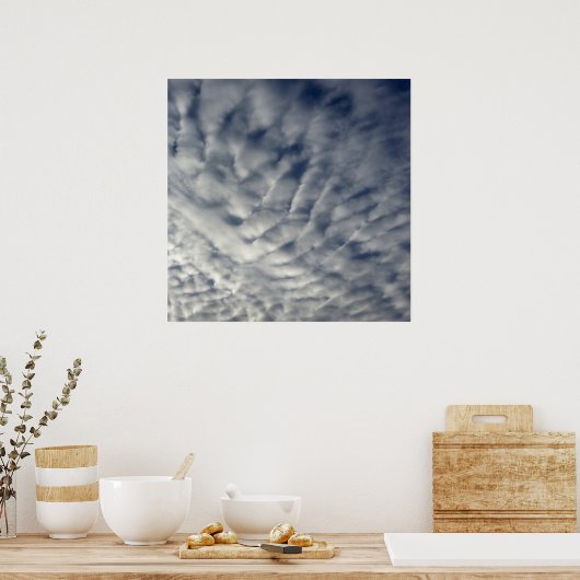 Wolken Poster (Küche)