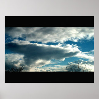 Wolken Poster