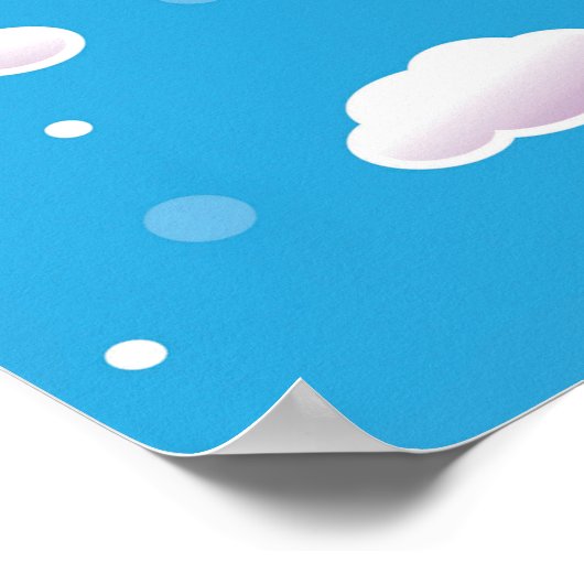 Wolken Poster (Ecke)