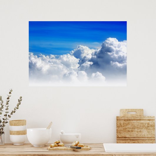 Wolken Poster (Küche)