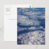 Wolken Postkarte (Vorne/Hinten)