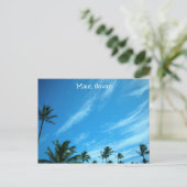 Wolken Postkarte (Stehend Vorderseite)