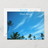 Wolken Postkarte (Vorne/Hinten)