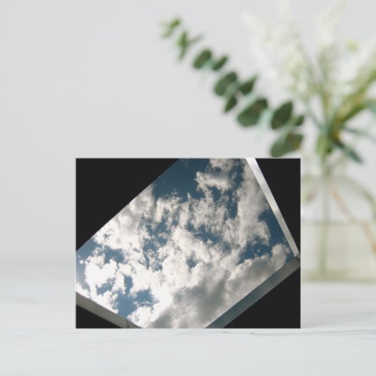 Wolken Postkarte (Stehend Vorderseite)