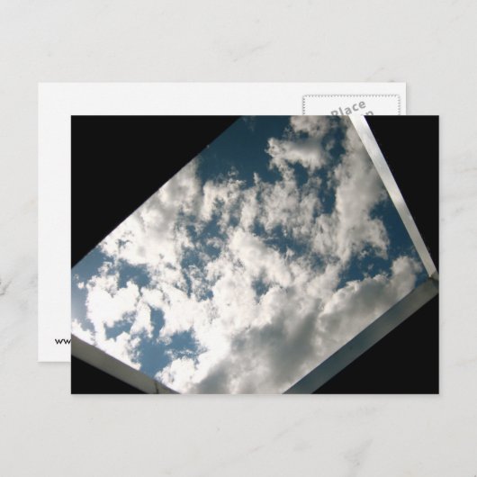 Wolken Postkarte (Vorne/Hinten)