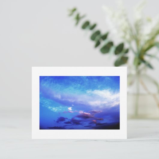 Wolken Postkarte (Stehend Vorderseite)