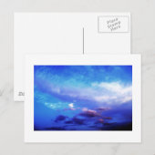 Wolken Postkarte (Vorne/Hinten)