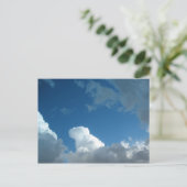 Wolken Postkarte (Stehend Vorderseite)