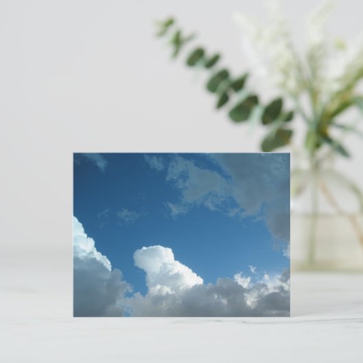 Wolken Postkarte (Stehend Vorderseite)