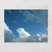 Wolken Postkarte (Vorderseite)